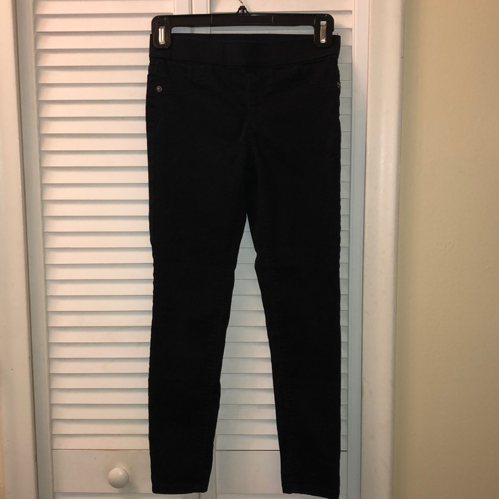Girl’s Size 12 black, pull-on jeggings